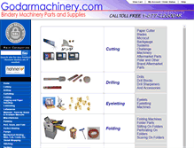 Tablet Screenshot of godarmachinery.com